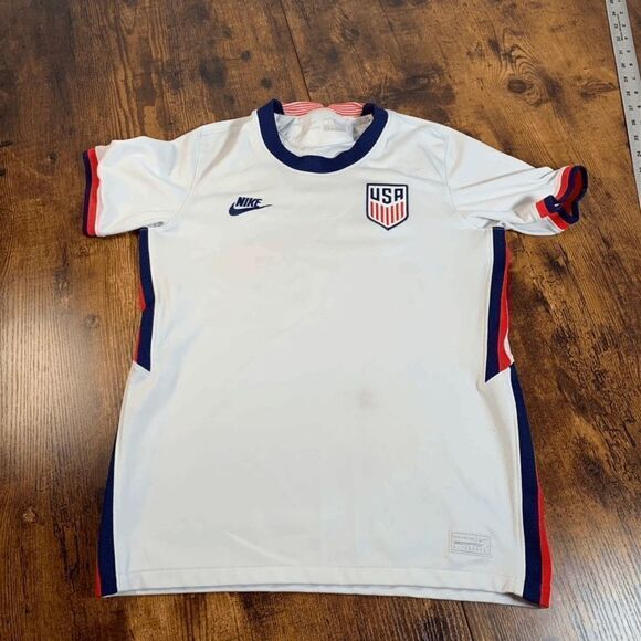 Youth Large Nike‎ Dri Fiteam USA 2020 Home Soccer Jersey (READ) - Picture 1 of 6